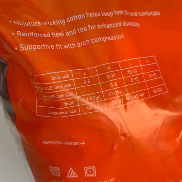 Nike Men’s Low Cut Socks 6 count - L (8-12) NEW - Picture 6 of 6